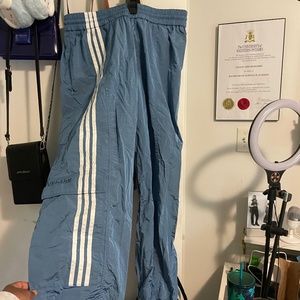 IVY PARK - Icy Blue Nylon Track Pants